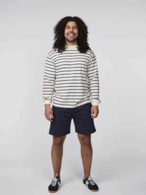 Oversize Long Sleeve T-shirt, Striped
